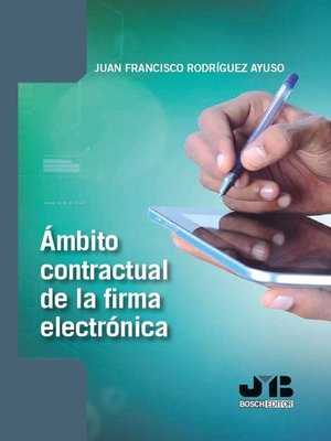 cover image of Ámbito contractual de la firma electrónica